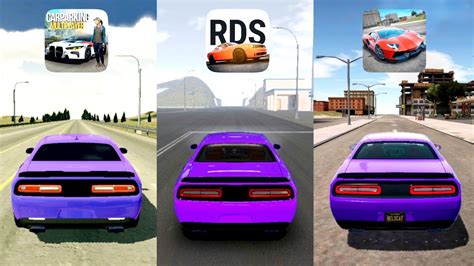 Dodge Challenger - Car Parking Multiplayer, Real Driving School, Ultimate Car Driving Simulator ...