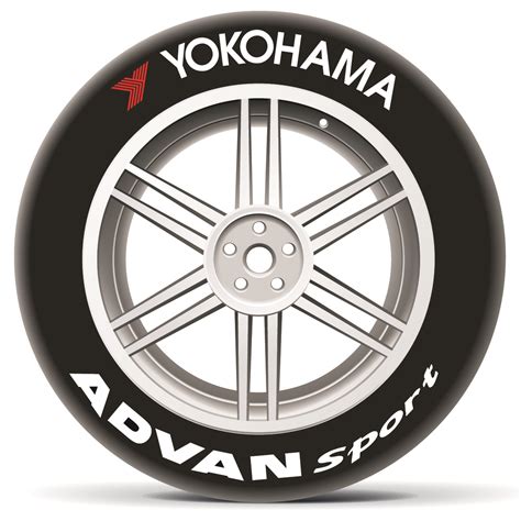 Yokohama on top and Advan sport – Tire Stickers Canada