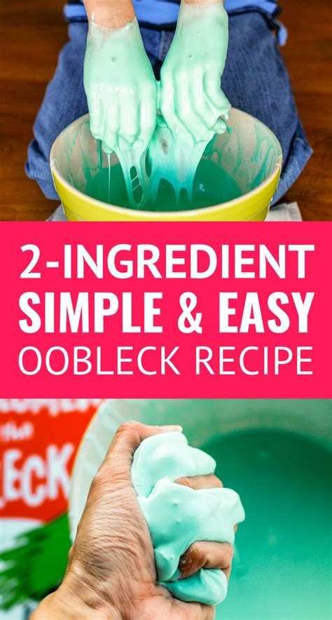 How To Make Oobleck -- if you've ever wanted to learn how to make oobleck at … | Science ...