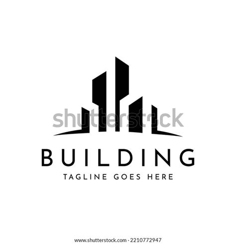 Creative Modern Building Structure Logo Design Stock Vector (Royalty ...