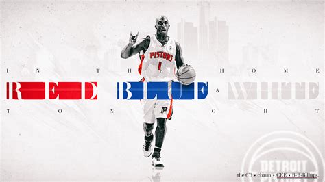 2004 Detroit Pistons Starting Lineup Intro Art on Behance