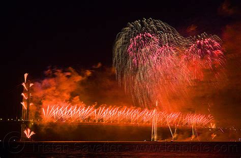 Golden Gate Bridge Fireworks - 75Th Anniversary