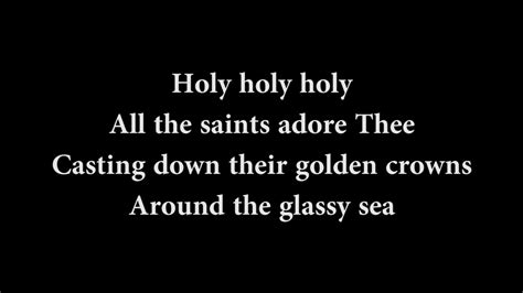 Holy, Holy, Holy! Lord God Almighty - from The Hymns Project Chords - Chordify