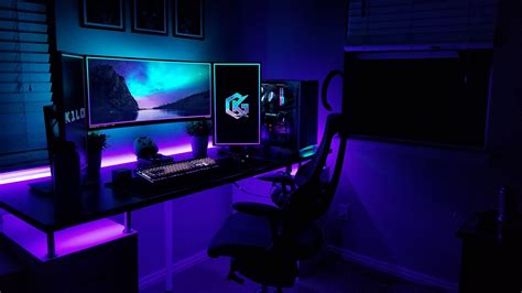 Download Pc Gaming Setup Rgb 4k Wallpaper | Wallpapers.com