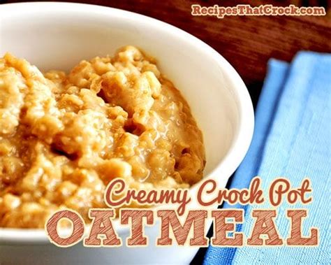 Creamy Crock Pot Oatmeal {Steel Cut} - Recipes That Crock!