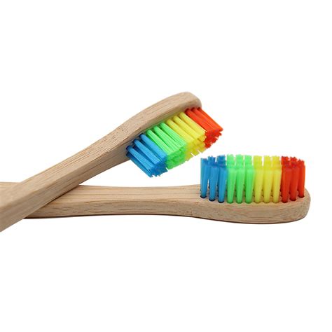 Rainbow Bamboo Toothbrush – TheValueStoreHQ