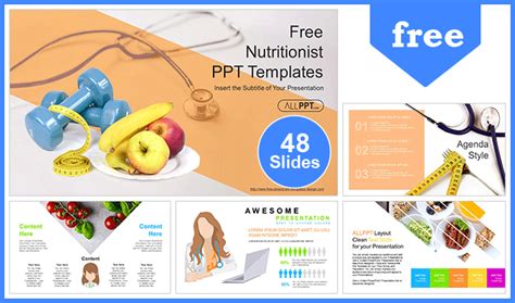 Diet Plan Nutritionist PowerPoint Templates - Slidesgo templates