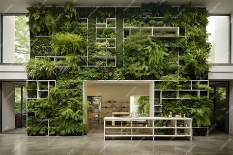 Premium Photo | Hydroponic vertical Garden in modern house Vertical garden ideas for small ...