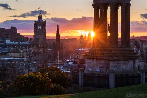 Calton Hill sunset. - Edinburgh Photo Walks