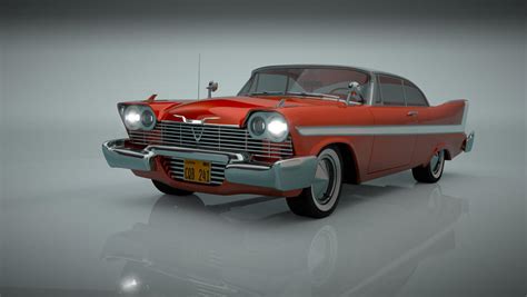 Christine... A Car with Attitude (new render) by WriteBlock on DeviantArt