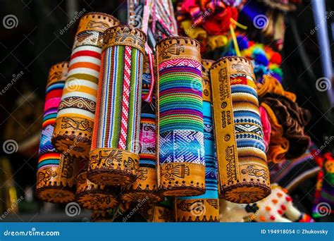 Local Souvenirs at Machu Picchu in Peru Editorial Stock Image - Image ...