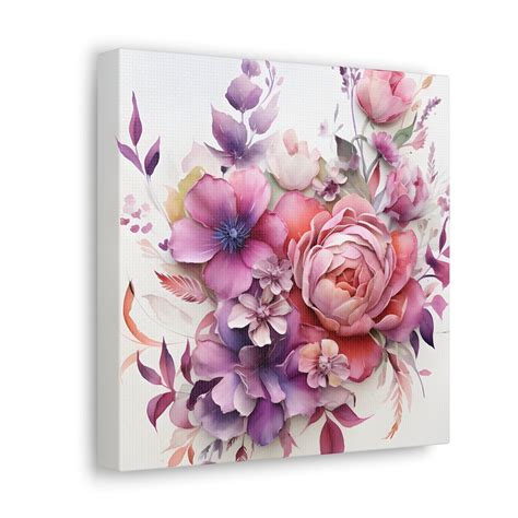 Canvas Gallery Wraps Soft Floral Magic - Etsy