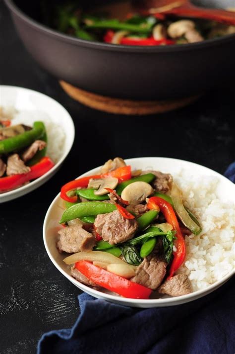 Full of flavor, this super-quick Thai beef stir fry is packed with healthy vegetables. It’s a ...