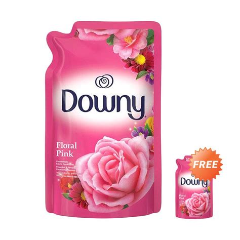 Jual Downy Floral Pink Pelembut & Pewangi Pakaian [1.6 L] + Free Downy Floral Pink Pelembut ...