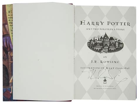 Lot Detail - J.K. Rowling Signed First Edition "Harry Potter And The ...