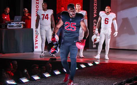 In downtown Phoenix, Arizona Cardinals unveil new uniforms ahead of NFL ...