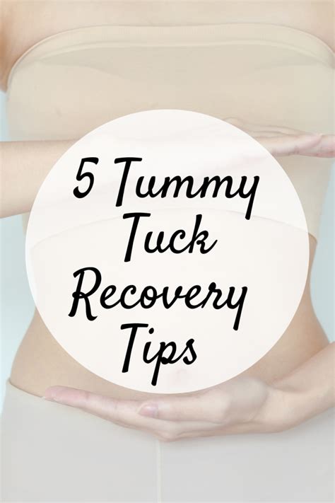 5 Tummy Tuck Recovery Tips - Mom and More