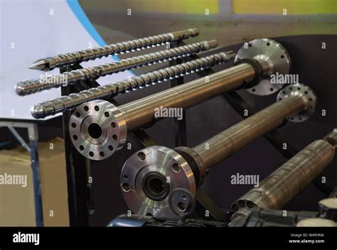 Injection Molding Screw and barrel for industry plastic injection machine Stock Photo - Alamy