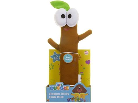 Hey Duggee Singing Sticky Stick Soft Toy - Toys from Toytown UK