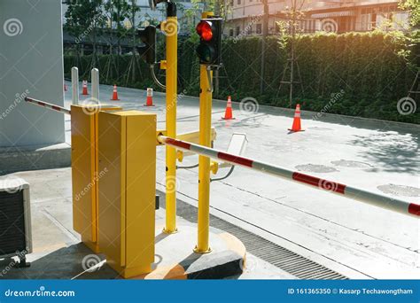 Automatic Barrier Gate and Traffic Lights, Security System for Building ...