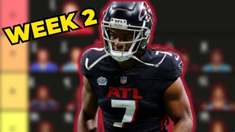 NFL Week 2 Fantasy Football RANKINGS and TIERS for EVERY POSITION (QB, RB, WR, TE) - YouTube