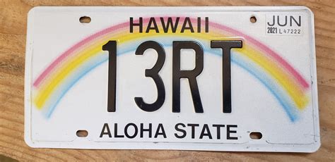 HAWAII personalized license plate. Speedy shipping | Etsy