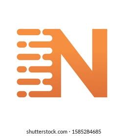 Letter N Speed Motion Logo Design Stock Vector (Royalty Free) 1585284685 | Shutterstock