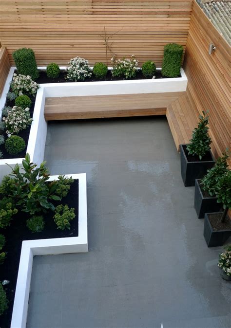 Modern London Town Garden - London Garden Design