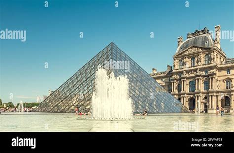 Louvre museum main entrance paris Stock Videos & Footage - HD and 4K ...