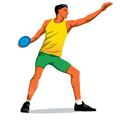 Discus Track And Field Clipart
