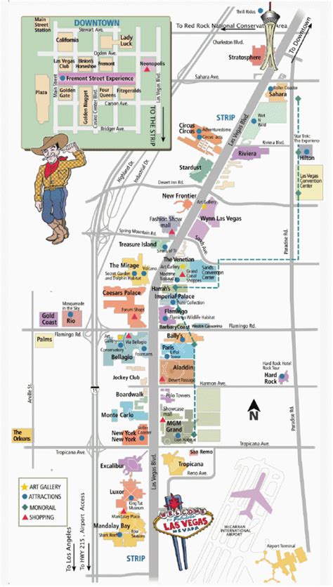 Printable Las Vegas Strip Map