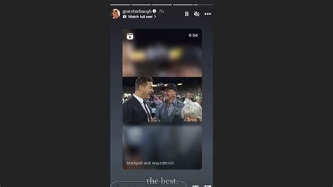 Jim Harbaugh’s daughter Grace Harbaugh reacts to Michigan HC mother’s ...