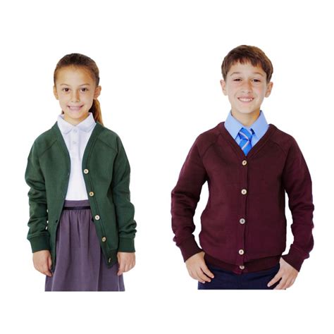 Organic Cotton School Uniform | Organic Cotton Unisex Cardigan ...