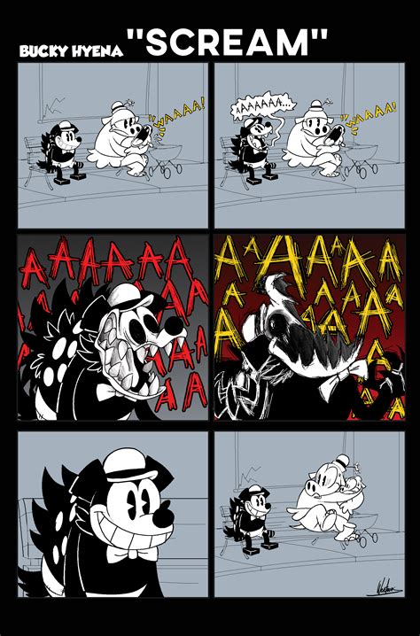 Bucky Hyena Comic- Scream by Weretoons on Newgrounds