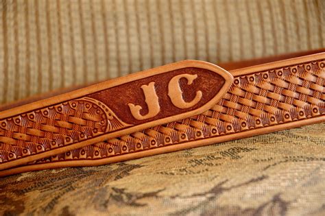 Handmade Western leather belt patterns. Lone Tree Leather Works creates ...