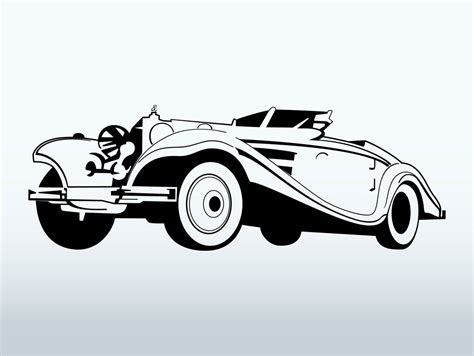 Classic Car Vector Vector Art & Graphics | freevector.com