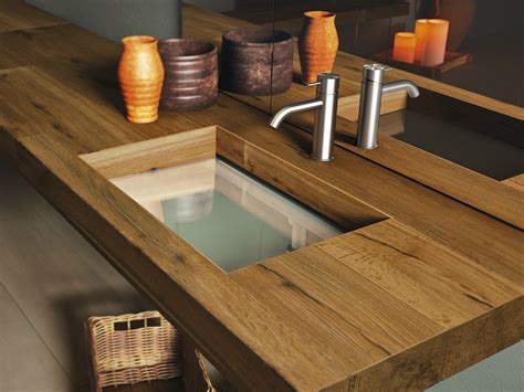 Single wood and glass washbasin DEPTH WILDWOOD by Lago design Daniele Lago | Wash basin ...