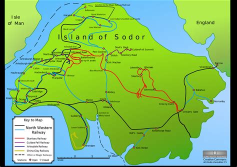 Island of Sodor - Present Day map by PeachLover94 on DeviantArt