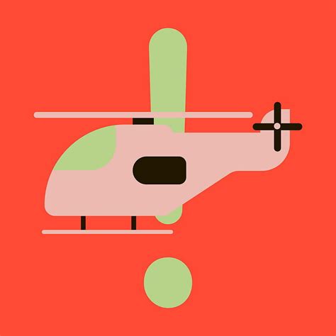 Icon in flat design helicopter vector eps ai | UIDownload