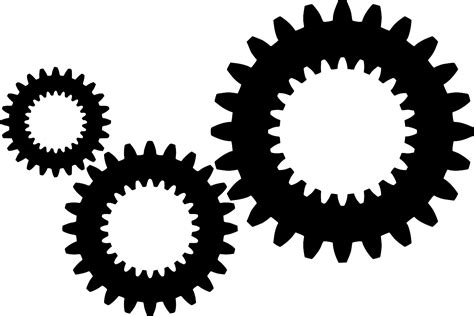 SVG > mecanismo rueda de engranaje industrial engranaje - Imagen e icono gratis de SVG. | SVG Silh