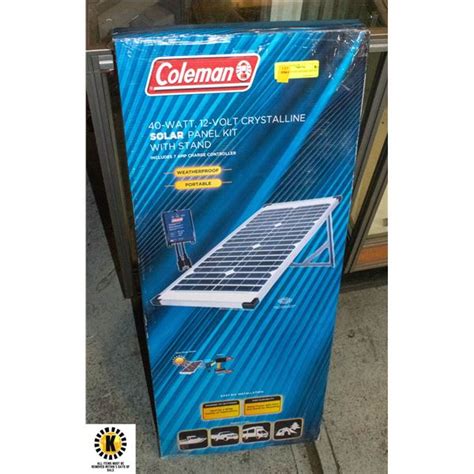 COLEMAN SOLAR PANEL KIT WITH STAND