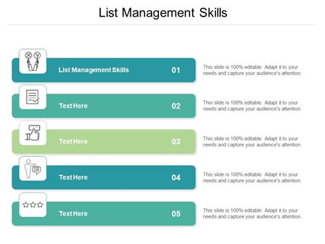 List Management Skills Ppt PowerPoint Presentation Pictures Design ...