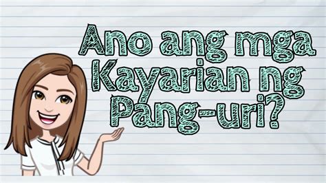 (FILIPINO) Ano ang mga Kayarian ng Pang-uri? | #iQuestionPH - YouTube