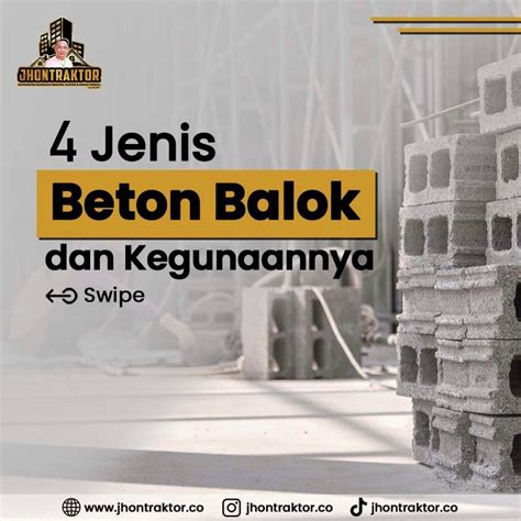 4 Jenis Beton Balok dan Kegunaannya - Jhontraktor Terbaik Cepat