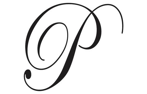 How To Draw A Letter P In Cursive Cursive Drawing At - vrogue.co
