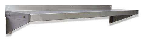 Stainless Steel Solid Wall Shelf, 1200 X 300mm deep - Brayco Stainless Steel Australia ...