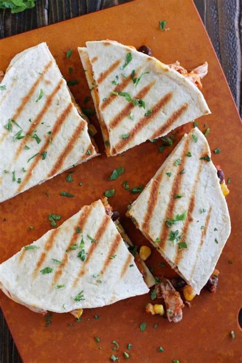 Grilled Chicken Quesadillas - Taste and Tell