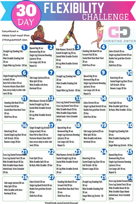 PIN IT to Take the Challenge30 Day Challenge30 Day Stretch30 Day ...