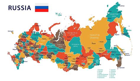 What Are The Federal Subjects Of Russia? - WorldAtlas.com