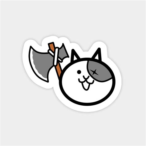 Axe Cat - Axe Cat - Sticker | TeePublic